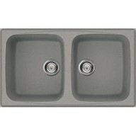 Lavello Smeg LZ792TT 2 vasche forma del lavello rettangolare in sintetico da 790 mm