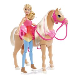Bambola Mattel Balla con cavallo Tawny DMC30