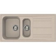 Lavello Smeg LZ102AV 2 vasche forma del lavello rettangolare in sintetico da 1000 mm