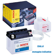 Bosch Batteria moto convenzionale YB4L-B 12V - 4,0 Ah M4F17 con fiala acido 4GD 092M4F170