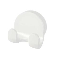 Spirella Appendino doppio gancio in polypropilene Bianco frosty cm 5,5 10.17367