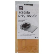 Amicasa Scatola storage portascarpe con coperchio Arancio Art17