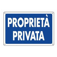 Oreca Cartello segnaletico "Proprietà Privata" in PVC 0085823.00