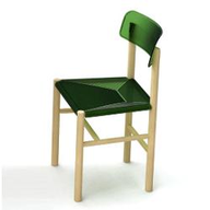Magis Trattoria Sedia Faggio/tr.Verde 2480