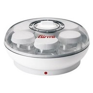 Yogurtiera Girmi YG01 con 7 vasetti produzione di 1,05 lt (15 cl/cad) di Yogurt a ciclo e di colore Bianco