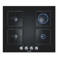 Piano cottura tipo Gas Bosch PPP616B11E con 4 zone di cottura con larghezza di 60 cm di colore Nero
