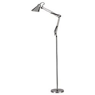 B2 Light Lampada da Terra D 950 x H min 1150 / max 1850 mm 1 x 40W E27 Argento 0570236