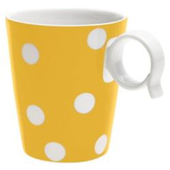 Livellara Tazza Mug Freshness Dots Yellow Porcellana A0600207