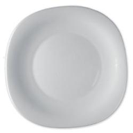 Bormioli Rocco Piatto Piano Vetro temperato Opalglass 270x270 mm Parma Bianco