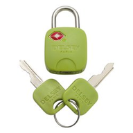 Delsey Lucchetto con doppia chiave 2,5 x 4,2 x 1,3 cm Verde Limone 13-3940061