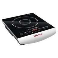 Piastra a Induzione con una piastra Girmi PI01 controlli di tipo Touch con timer integrato di colore Nero