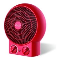 Termoventilatore Argo TWIST Red 191070170 Termostato Regolabile Rosso