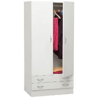 Composad Armadio 2 ante e 2 cassetti colore bianco opaco AR1026