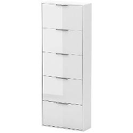 Composad Scarpiera alta 5 ribalte laccato bianco SC1552