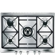 Piano cottura tipo Gas Smeg SR275XGH con 4zone di cottura con larghezza di 70 cm colore Inox