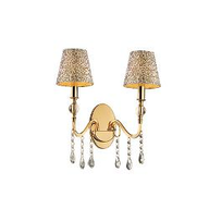 B2 Light Lampada da parete L 400 x H 440 x P 220 mm max 2 x 40W E14 / 230V IP20 Oro 0399020