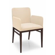 Connubia Calligaris Sedia legno soggiorno MIAMI CB/1649 Struttura P128 fg. WENGÉ Fodera G8L Ekos NOISETTE