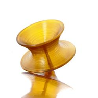 Magis Spun Poltron. Roteante Trasp.Ambra 2508