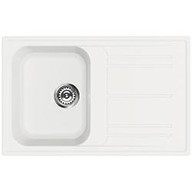 Lavello Smeg LZ791B una vasca forma del lavello rettangolare in sintetico da 790 mm