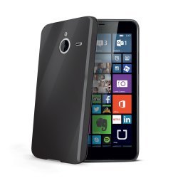 Celly Custodia GELSKIN478BK trasp XLUMIA 640XL