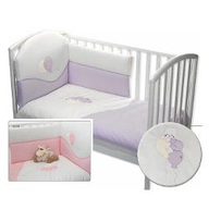 Piumone lettino Gerrybaby Set tre pezzi colore Rosa Ge 6350