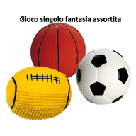 Ferplast Gioco sonoro in lattice Palla sport assortito 85536899