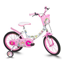 Cicli Roveco Bici Bambina 16 Fatine Bianca Fauber acciaio Freni Sport 956