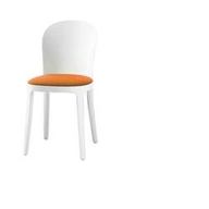 Magis Sedia in plastica Vanity Chair Bianco/arancio F080 SD1510 B/AR