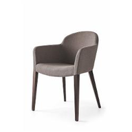 Connubia Calligaris Sedia legno soggiorno GOSSIP CB/1110 Struttura P201 fg. NOCE Sedile A02 Denver SABBIA