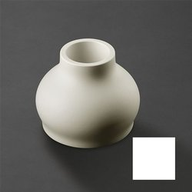 Plust Vaso in Polietilene Fuzzy Pot Altezza 35,5 cm Bianco C2 Indoor/Outdoor 6237-C2