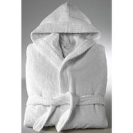 Happidea Accappatoio misura M in tessuto Spugna colore Bianco IM100