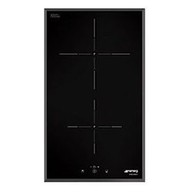 Piano cottura tipo Induzione Smeg SI5322B con 2 zone di cottura con larghezza di 30 cm di colore Nero