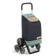 Gimi Carrello Spesa Tris optical blu 51x41xh102 cm 150793502