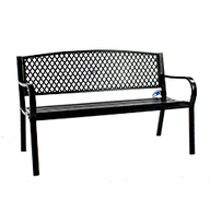 Amicasa Panchina Cortina Ferro 125 cm 55 cm 78 cm Art 11