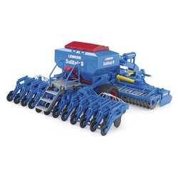 Seminatrice Bruder Lemken Solitar 9 scala 1:16 in plastica abs 02026