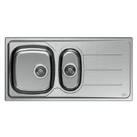Lavello Hotpoint SN 100M2 (X) HA 2 vasche in Acciaio da 100 cm o sx