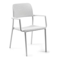 Nardi Sedia monoblocco Bora impilabile con braccioli Polipropilene fiber glass 58,5 cm 40242.00.000