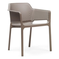 Nardi Poltrona da Esterno Polipropilene fiberglass trattato anti-UV 60,5 cm 58,5 cm 80 cm Tortora 40326.10.000