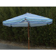 Amicasa Ombrellone da Giardino Multicolor Blue mt 2,7 Legno