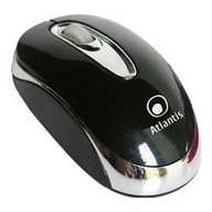 Mouse USB Atlantis Land Minioptic Mouse Nero P009-TM032-B