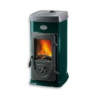 Stufa a Legna Nordica SUPERMAX Verde 7111082