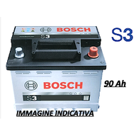 Bosch Batteria per auto S3 90 Ah 720A polarità Dx 0092S30130