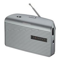 Radio Personale Grundig MUSIC 60 silver alimentazione a AC, Batteria di colore Argento Connessione Cuffie 3,5 mm AM, FM