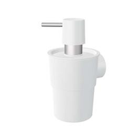 Spirella Dosasapone liquido appendibile in polypropilene Bianco frosty cm 8,5x9,5x16 10.17363