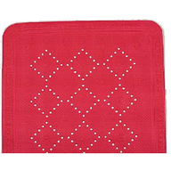 Spirella Tappetino antiscivolo per vasca in PVC espanso cm 71x36 rosso 10.13381