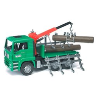 Camion Bruder trasporto tronchi scala 1:16 Man Tga 02769