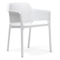 Nardi Poltrona da Esterno Polipropilene fiberglass trattato anti-UV 60,5 cm 58,5 cm 80 cm Bianco 40326.00.000