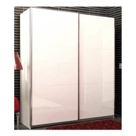 Composad Armadio doppia anta scorrevole cm 182x200x63 Bianco laccato linea Unico AR9302K30405