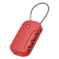 Delsey Lucchetto con targhetta portanome 5,5 x 3,5 x 1,4 cm Rosso 04-39400220