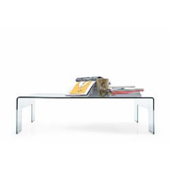 Connubia Calligaris Tavolino REAL CB/507-R Struttura GTR vetro TRASPARENTE Piano GTR vetro TRASPARENTE